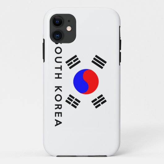 韓国国旗の記号名文字 Case-Mate iPhoneケース (裏面)