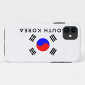 韓国国旗の記号名文字 Case-Mate iPhoneケース (裏面(横))
