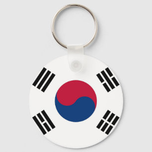 韓国国旗を持つキーチェーン キーホルダー