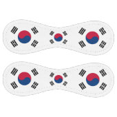 韓国国旗を持つ愛国的ソフトボール ソフトボール (パネル)