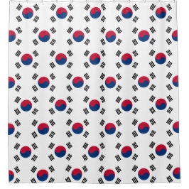 韓国国旗を掲げたシャワーカーテン シャワーカーテン