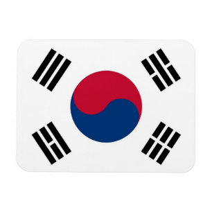 韓国国旗を掲げた愛国的なフレキシブル磁石 マグネット