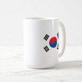 韓国国旗ステンレス コーヒーマグカップ (正面右)