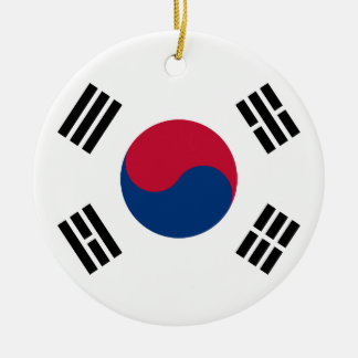 韓国国旗ソウル韓国人プライド セラミックオーナメント