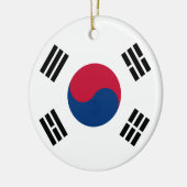 韓国国旗ソウル韓国人プライド セラミックオーナメント (左)