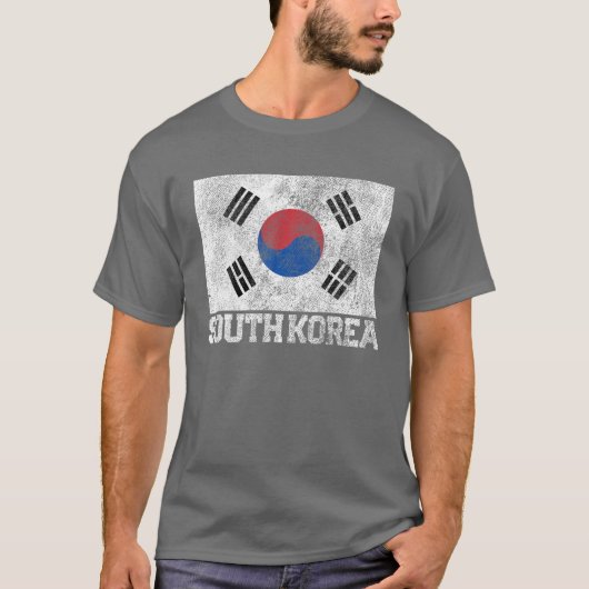 韓国国旗プライドルーツカントリーファミリー Tシャツ (正面)