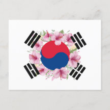 韓国国旗ムングワはがき