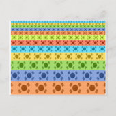 韓国国旗数々ののプリント ポストカード (正面)