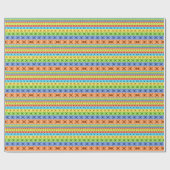 韓国国旗数々ののプリント ラッピングペーパー (フラット)