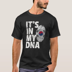 韓国国旗私のDNAクリスマスGに掲載 Tシャツ