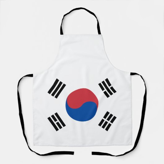 韓国国旗 エプロン (正面)