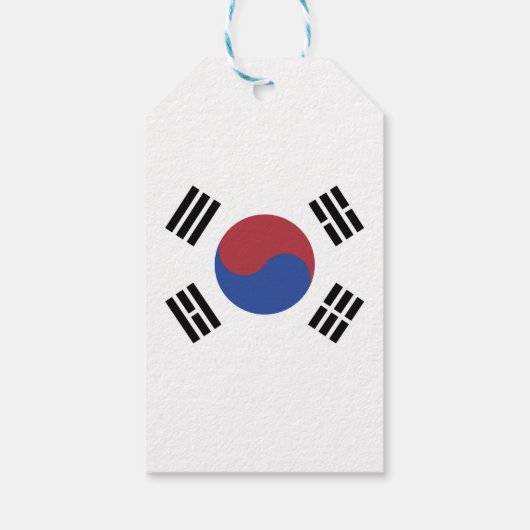 韓国国旗 ギフトタグ (裏面)