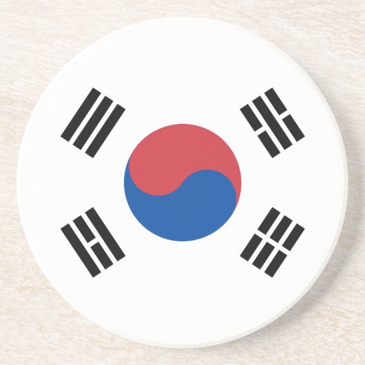 韓国国旗 コースター (正面)