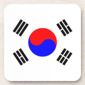 韓国国旗 コースター (正面)