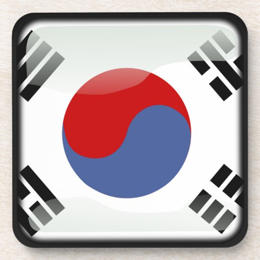 韓国国旗 コースター (正面)