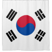 韓国国旗 シャワーカーテン (正面)