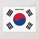 韓国国旗 シーズンポストカード (正面)
