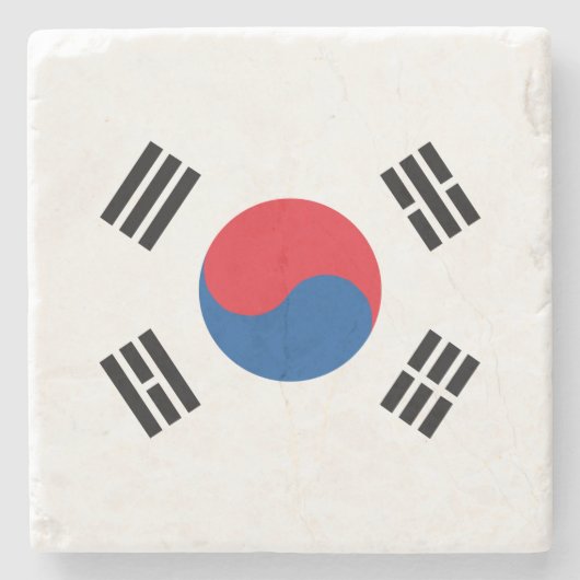 韓国国旗 ストーンコースター (正面)