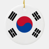 韓国国旗 セラミックオーナメント (裏面)
