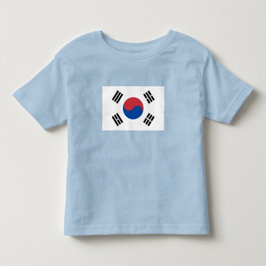 韓国国旗 トドラーTシャツ (正面)