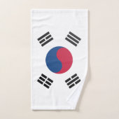 韓国国旗 バスタオルセット (ハンドタオル)