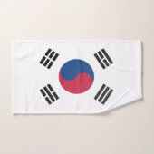 韓国国旗 バスタオルセット (ハンドタオル)