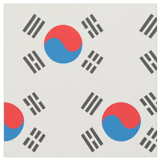 韓国国旗 ファブリック (クローズアップ)
