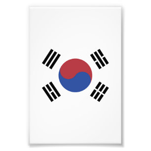 韓国国旗 フォトプリント           