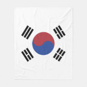 韓国国旗 フリースブランケット (正面)
