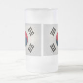 韓国国旗; フロストグラスビールジョッキ (中央)