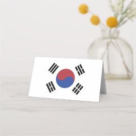 韓国国旗 プレイスカード