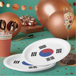 韓国国旗 ペーパープレート