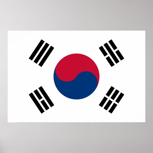 韓国国旗 ポスター (正面)