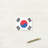 韓国国旗 ポストイット (デスク上)