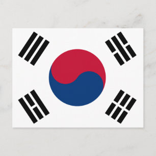 韓国国旗 ポストカード