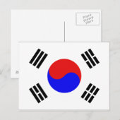 韓国国旗 ポストカード (正面/裏面)