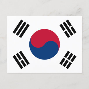 韓国国旗 ポストカード