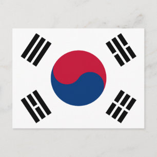 韓国国旗 ポストカード