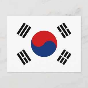 韓国国旗 ポストカード
