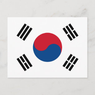 韓国国旗 ポストカード