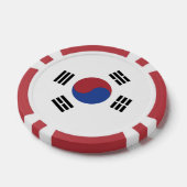 韓国国旗 ポーカーチップ (シングル)