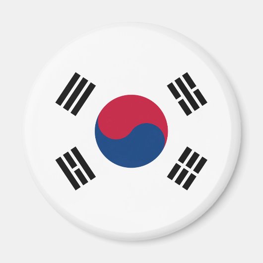 韓国国旗 マグネット (正面)
