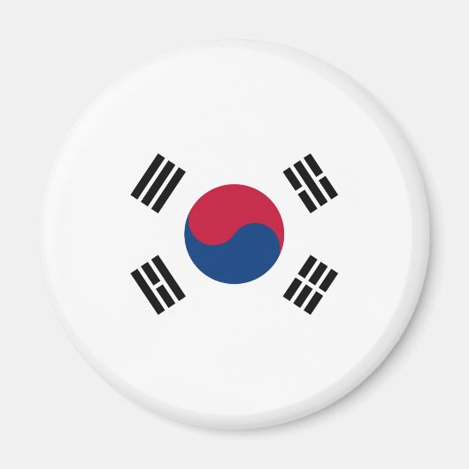韓国国旗 マグネット (正面)