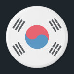 韓国国旗 マグネット<br><div class="desc">韓国の絵文字の国旗。絵文字アートバージョン2 by EmojiOne.クリエイティブ・コモンズ(CC-BY 4.0)に基づいてライセンスされる。</div>