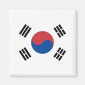 韓国国旗 マグネット (正面)