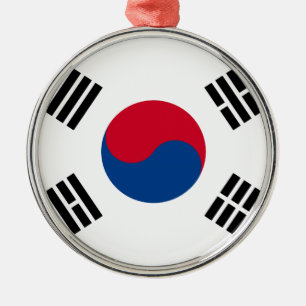 韓国国旗 メタルオーナメント