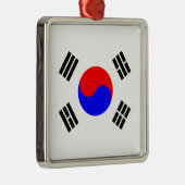 韓国国旗 メタルオーナメント (右)