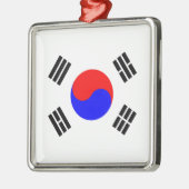 韓国国旗 メタルオーナメント (左)