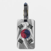 韓国国旗 ラゲッジタグ (裏面縦)