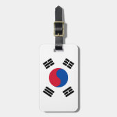 韓国国旗 ラゲッジタグ (正面縦)
